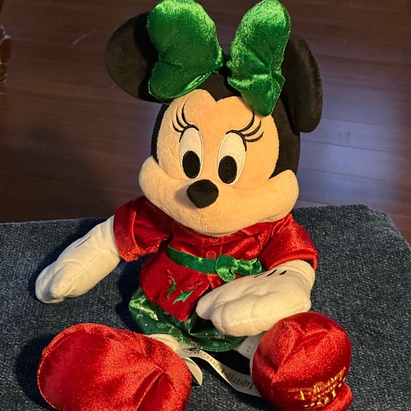 Disney Other - Holiday Minnie Mouse plush - all dressed for the holidays!